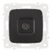 Розетка TV Arte Milano 205.43-1.black