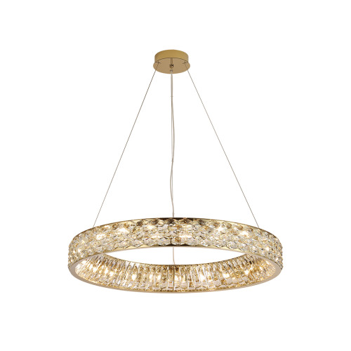Подвесная люстра Newport Tiffany 8532/80 C gold polished М0070799