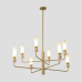Люстра на штанге Crystal Lux SIMPLY SP8 BRASS Люстра на штанге Crystal Lux SIMPLY SP8 BRASS