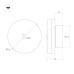 Настенный светильник Arlight SP-MENTA-WALL-R165-12W Warm2700 (BK, 130 deg, 230V) (IP20, Мрамор) 061700