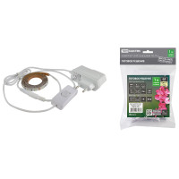Светодиодная влагозащищенная лента TDM Electric 12В 2835 4,8Вт/м 3000K 1м IP65 SQ0331-0231