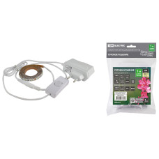 Светодиодная влагозащищенная лента TDM Electric 12В 2835 4,8Вт/м 3000K 1м IP65 SQ0331-0231