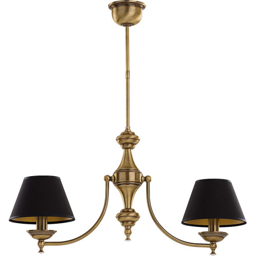 Люстра на штанге Kutek San Marino Lampshade SAN-ZW-2(P/A)CR