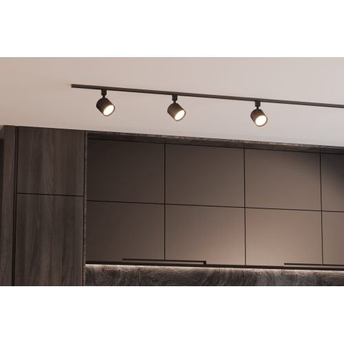 Трековый однофазный светильник Crystal Lux CLT 0.31 020 BK