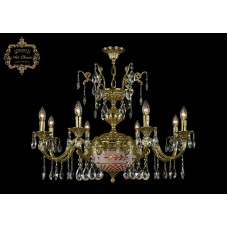 Подвесная люстра Art Classic 31.29.8.CK250SP.250GL.G.Sp.Amber.White.1B