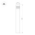 Ландшафтный светильник Arlight LGD-FRESNEL-BOLL-H1200-20W Warm3500-MIX 047688