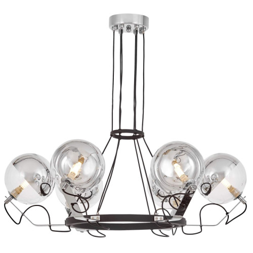 Подвесная люстра Lumina Deco LDP 9110-6 BK+CHR