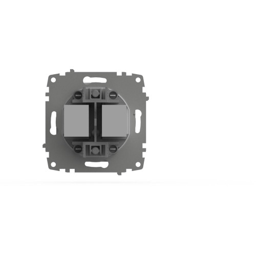 Розетка компьютерная двухместная ( Cat 6) ELBI Zena Vega 609-015600-248