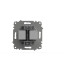 Розетка компьютерная двухместная ( Cat 6) ELBI Zena Vega 609-015600-248