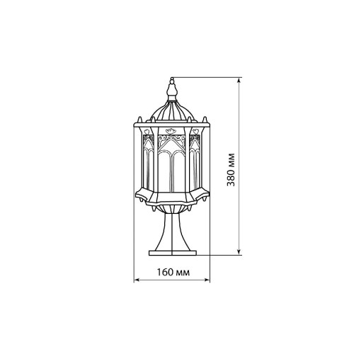 Ландшафтный светильник TDM Electric Ампир SQ0330-0088
