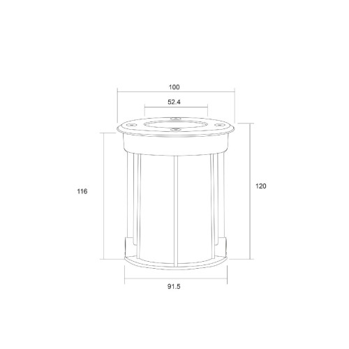 Ландшафтный светильник Outdoor Tubo O043DL-01S