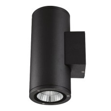 Уличный настенный светильник Uniel ULU-S22D-2x12W/6400K IP65 BLACK UL-00010848