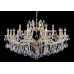 Подвесная люстра Crystal Lux Hollywood SP12+6 Gold