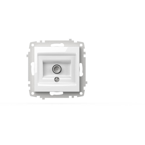 Розетка для TV с экраном (проходная) ELBI Zena Vega 609-015600-272