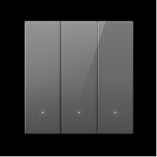 Yeelight Pro S21 3 gang smart switch (N L wire version)-Grey