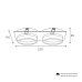 Встраиваемый светильник Wolta Luce WDL-GX53/06BL-02