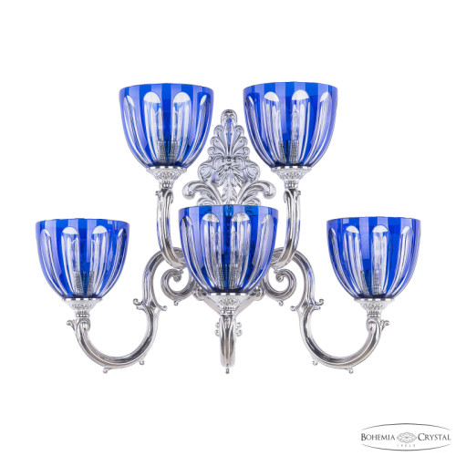Бра Bohemia Ivele Crystal Verona 7203B15/3+2/210 NW P1 U Clear-Blue/H-1H