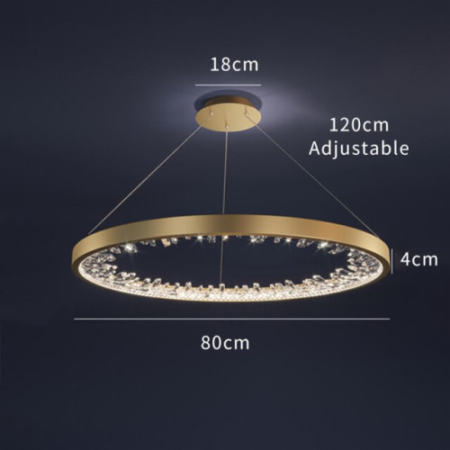 Подвесная люстра Delight Collection XD-80 gold