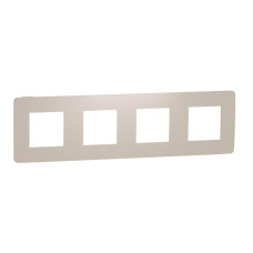 Рамка 4-постовая Schneider Electric Unica New NU280844