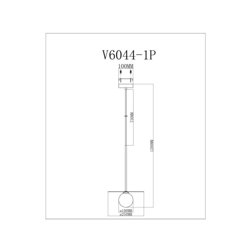 Подвесной светильник Moderli Scrumbel V11572-1P