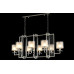Подвесная люстра Crystal Lux Nicolas NICOLAS SP8 L1000 GOLD/WHITE
