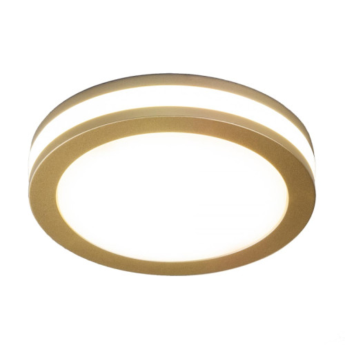 Встраиваемый светодиодный светильник Elektrostandard DSKR80 5W 4200K SGD золото матовый 4690389041303 Встраиваемый светодиодный светильник Elektrostandard DSKR80 5W 4200K SGD золото матовый 4690389041303