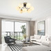 Потолочная люстра Arte Milano Neapolis 276408/6+1 BK/GD
