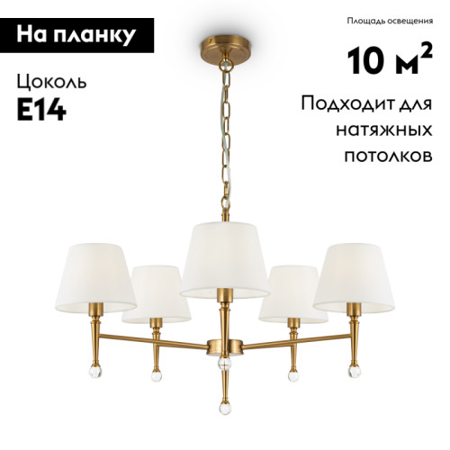 Подвесная люстра Freya Rosemary FR5190PL-05BS2