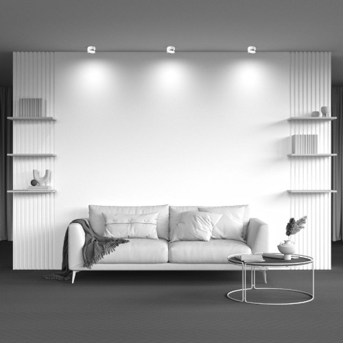 Потолочный светильник Maytoni Technical Hoop C086CL-GX53-SRD-WS