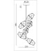 Подвесной светильник Maytoni Coctail time MOD325PL-06G1