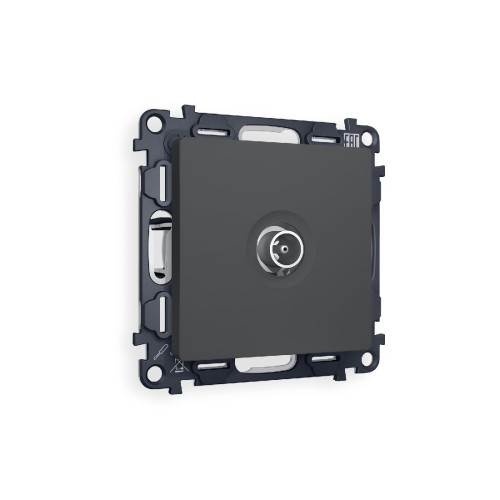 Комплект механизма TV розетки оконечной 50-870 MHz 1dB Ambrella Volt Alfa MA913010