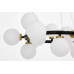 Подвесная люстра Lumina Deco Marsiada LDP 6033-15 BK+MD