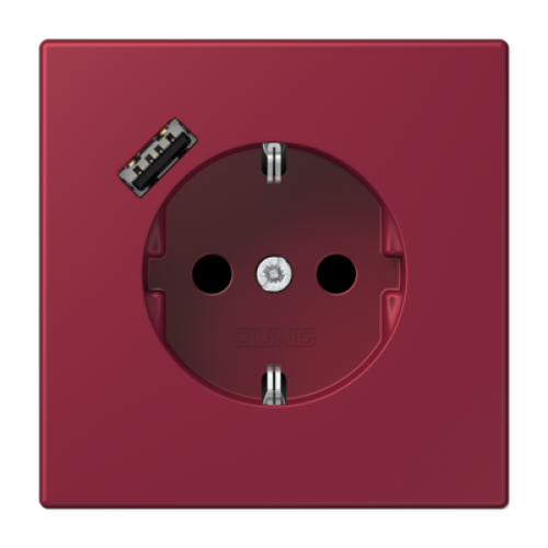 Розетка 2K+З USB Typ A Jung LC1520-18A255