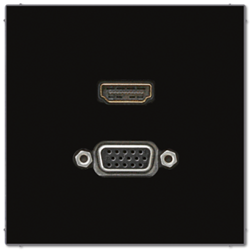 Розетка HDMI/VGA Jung MALS1173SW