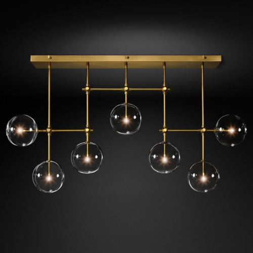 Потолочный светильник Delight Collection Globe Mobile KG0835P-7A brass