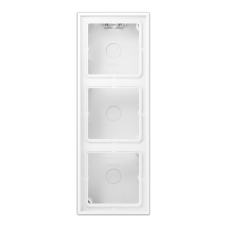 Коробка трехместная Jung LS583AWWM