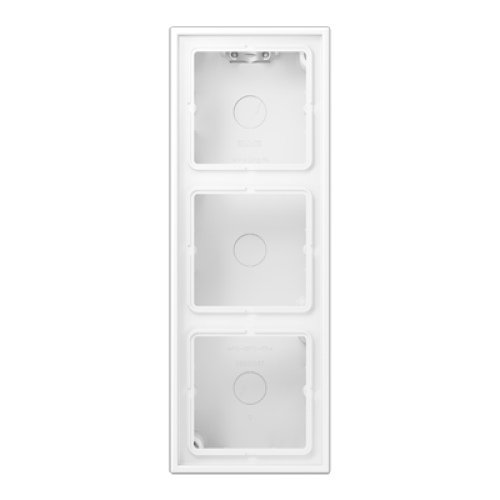 Коробка трехместная Jung LS583AWWM