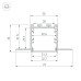 Профиль Arlight LINIA32-FANTOM-2000 ANOD (Алюминий) 049950(1)