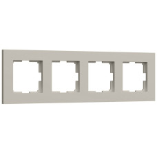 Рамка на 4 поста Werkel Slab (дымчатый софт) W0042917 4690389218453 a071628
