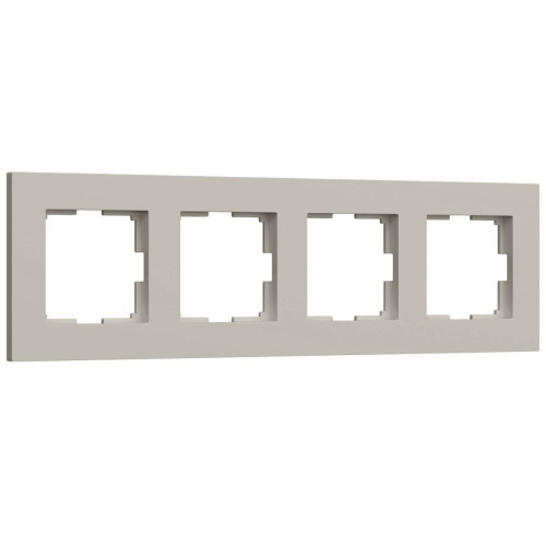 Рамка на 4 поста Werkel Slab (дымчатый софт) W0042917 4690389218453 a071628