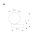 Настольная лампа Arlight SP-ORNELLA-TAB-L150-R125-6W Warm3200-MIX (BR, 300 deg, 230V, TOUCH-DIMM) (IP20 Металл) 059525