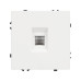 Механизм компьютерной розетки Arlight SCT-NOBE-MPC1-SFPL-WH (RJ-45, CAT6) 054304