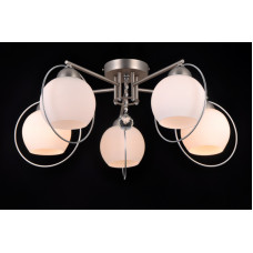 Накладная люстра Natali Kovaltseva SPHERE II 81051-5C SATIN NICKEL
