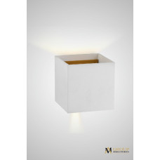 Настенный светильник AM Group AM113-2X5W WH+GL