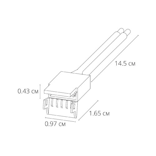 Коннектор для ввода питания Arte Lamp Strip-accessories A30-08-1CCT