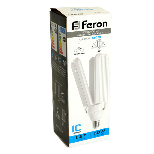 Лампа светодиодная Feron LB-653 E27 50W 4000K 48771