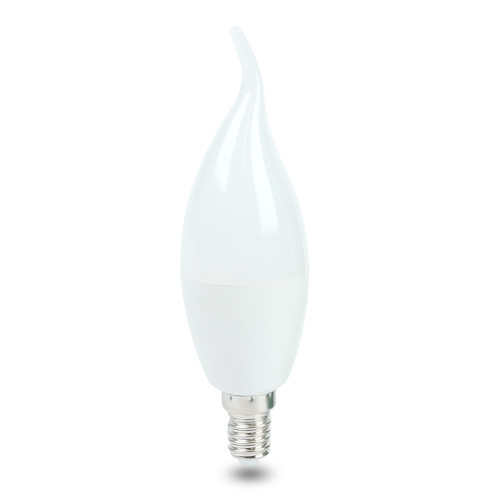 Лампа светодиодная Saffit SBC3720 cвеча на ветру матовая E14 20W 230V 4000K 55275