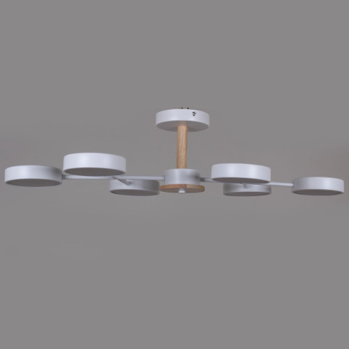 Люстра на штанге Reluce 03335-0.3-06 WH+WOOD