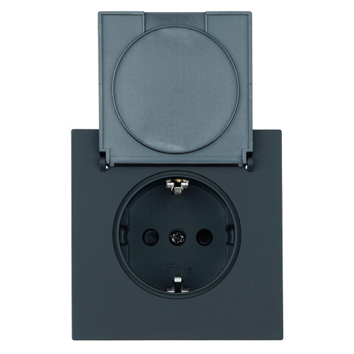 Розетка 1-местная Stekker 250В 16А Мия RST16-3112-05 50455