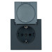 Розетка 1-местная Stekker 250В 16А Мия RST16-3112-05 50455